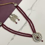 Beaded Kundan Necklace Set