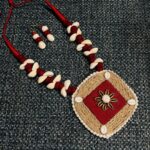 Red Radiance Shell & Jute Statement Set - Image 2