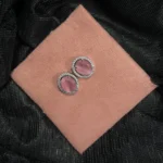 Blush Bloom Round Stud Earrings