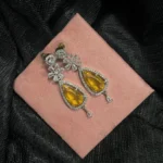 Emerald Bloom Teardrop Earrings