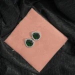Emerald Radiance Teardrop Studs