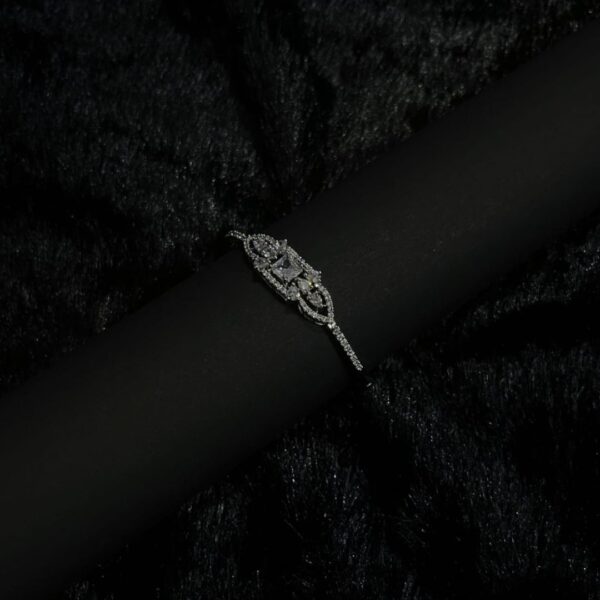 Midnight Allure Stone-Studded Bracelet