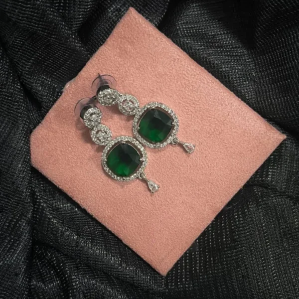 Midnight Elegance Sapphire Earrings