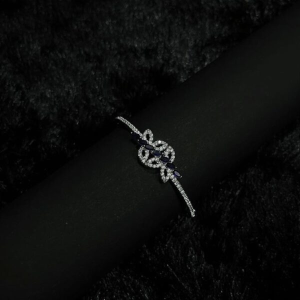 Midnight Sparkle CZ Stone Bracelet