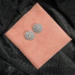 Radiant Halo Cluster Stud Earrings