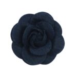 Elegant Camellia Fabric Brooch – Unisex Floral Pin - Image 2