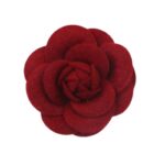 Elegant Camellia Fabric Brooch – Unisex Floral Pin