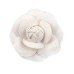 Elegant Camellia Fabric Brooch – Unisex Floral Pin - Image 3
