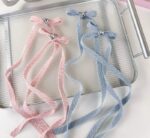 Long Ribbon Bow Hair Clip