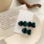 Simple Heart-Shaped Velvet Hair Clip – Minimal Romantic Style - Image 2
