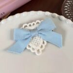 Lace Bow Romance Hair Clip - Image 3
