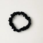 Classic Solid Satin Pleated Hair Tie – Elegant Everyday Scrunchie - Image 2