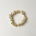Classic Solid Satin Pleated Hair Tie – Elegant Everyday Scrunchie - Image 4