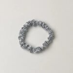 Classic Solid Satin Pleated Hair Tie – Elegant Everyday Scrunchie - Image 6